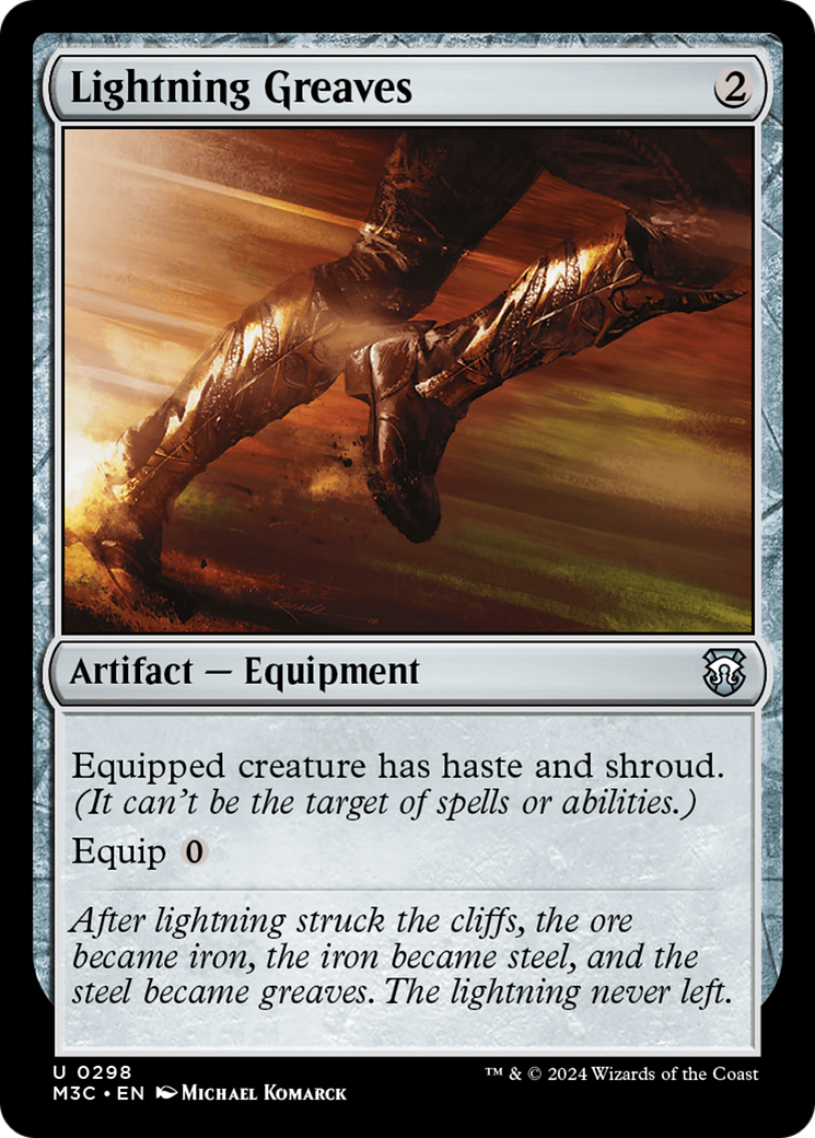 Lightning Greaves [Modern Horizons 3 Commander] | Gam3 Escape