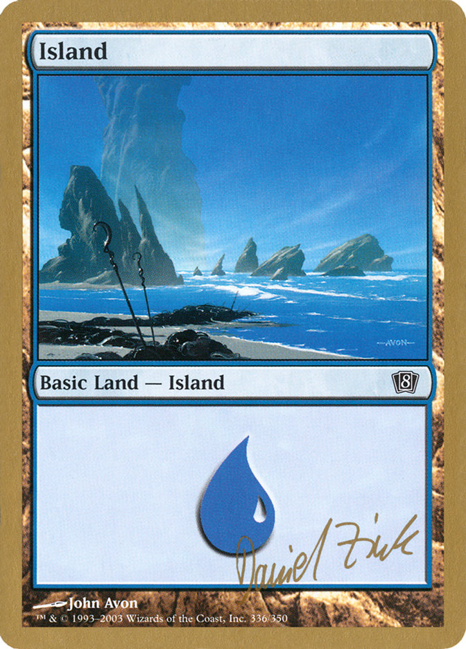 Island (dz336) (Daniel Zink) [World Championship Decks 2003] | Gam3 Escape