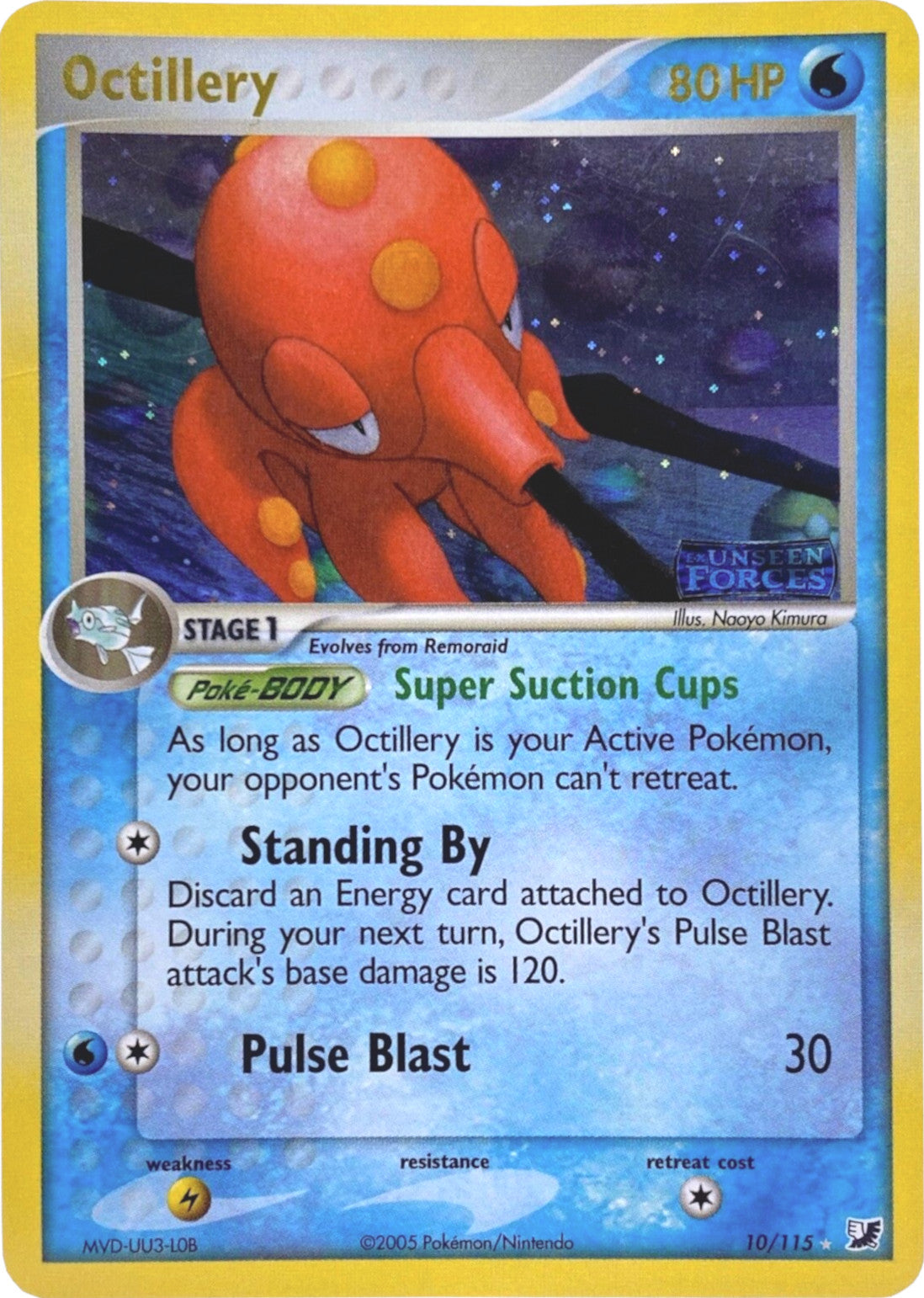 Octillery (10/115) (Stamped) [EX: Unseen Forces] | Gam3 Escape