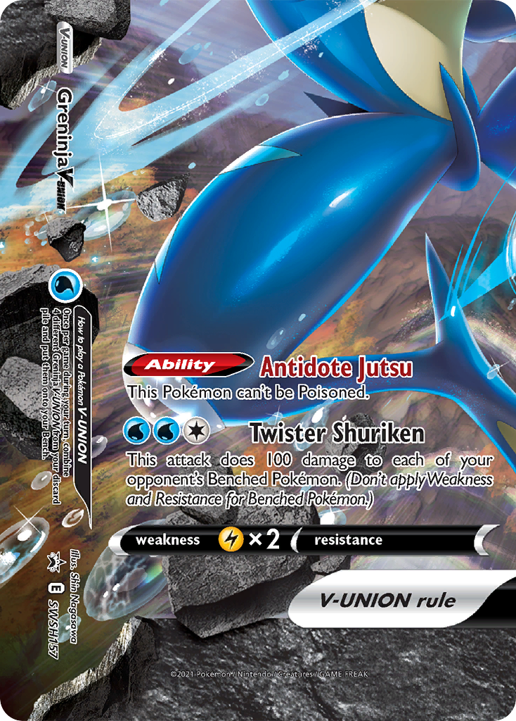 Greninja V-Union (SWSH157) [Sword & Shield: Black Star Promos] | Gam3 Escape