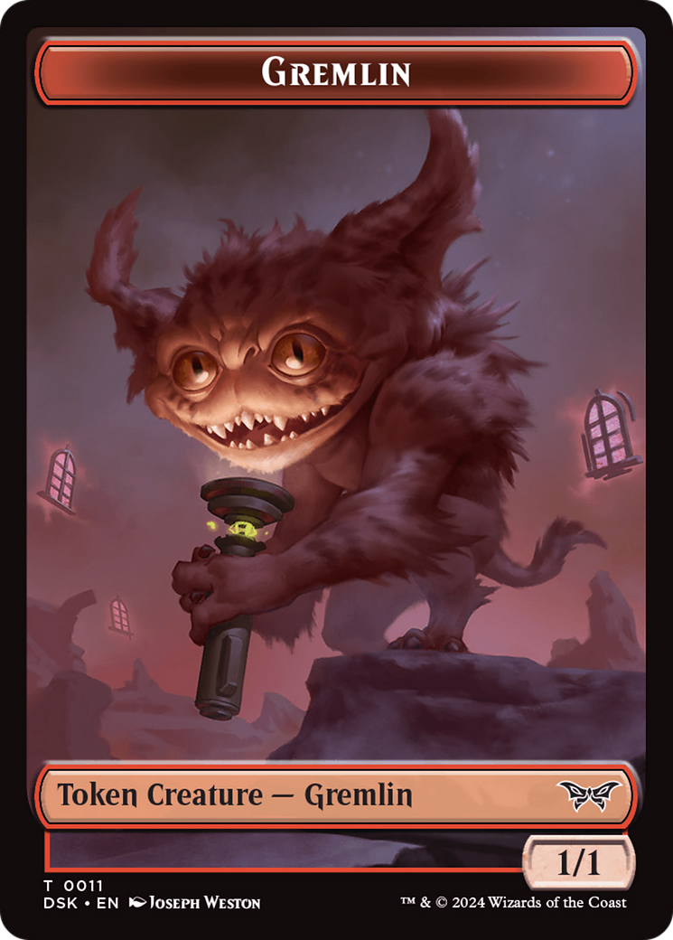 Gremlin Token [Duskmourn: House of Horror Tokens] | Gam3 Escape