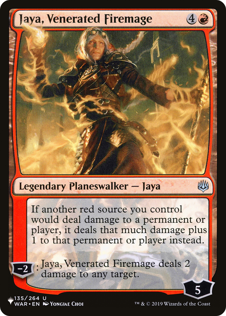 Jaya, Venerated Firemage [The List] | Gam3 Escape