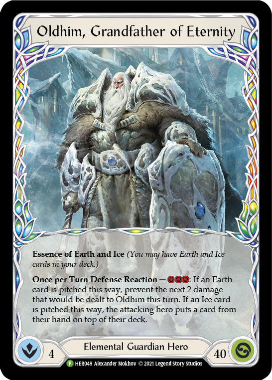 Oldhim, Grandfather of Eternity [HER048] (Promo)  Rainbow Foil | Gam3 Escape