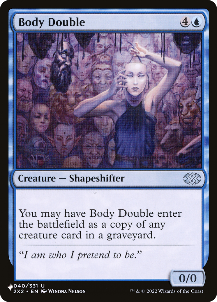 Body Double [The List Reprints] | Gam3 Escape