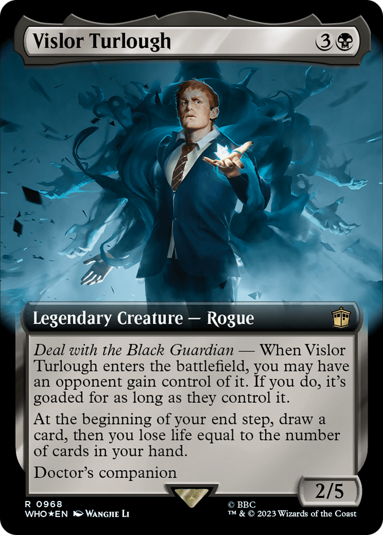 Vislor Turlough (Extended Art) (Surge Foil) [Doctor Who] | Gam3 Escape