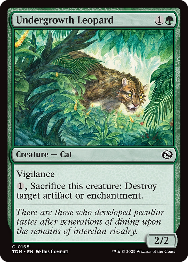 Undergrowth Leopard [Tarkir: Dragonstorm] | Gam3 Escape