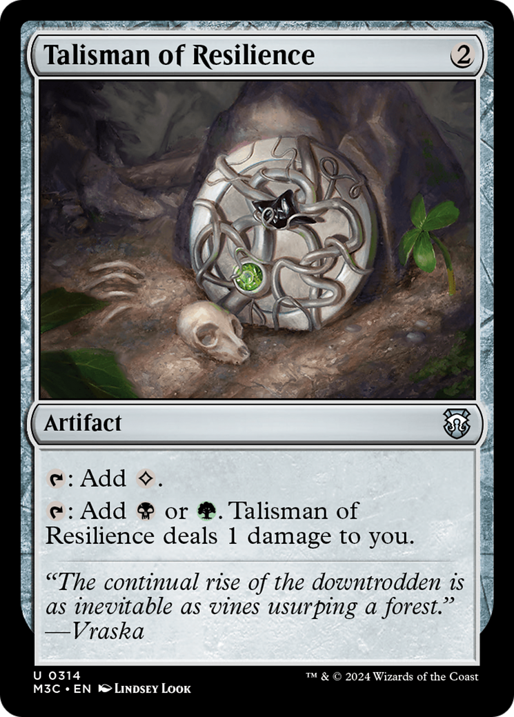 Talisman of Resilience (Ripple Foil) [Modern Horizons 3 Commander] | Gam3 Escape