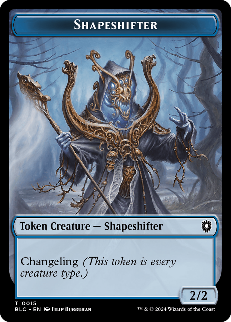 Pest // Shapeshifter Double-Sided Token [Bloomburrow Commander Tokens] | Gam3 Escape