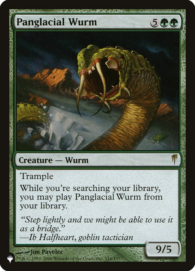 Panglacial Wurm [The List] | Gam3 Escape