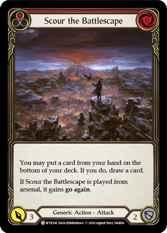 Scour the Battlescape (Red) [U-WTR194] (Welcome to Rathe Unlimited)  Unlimited Normal | Gam3 Escape