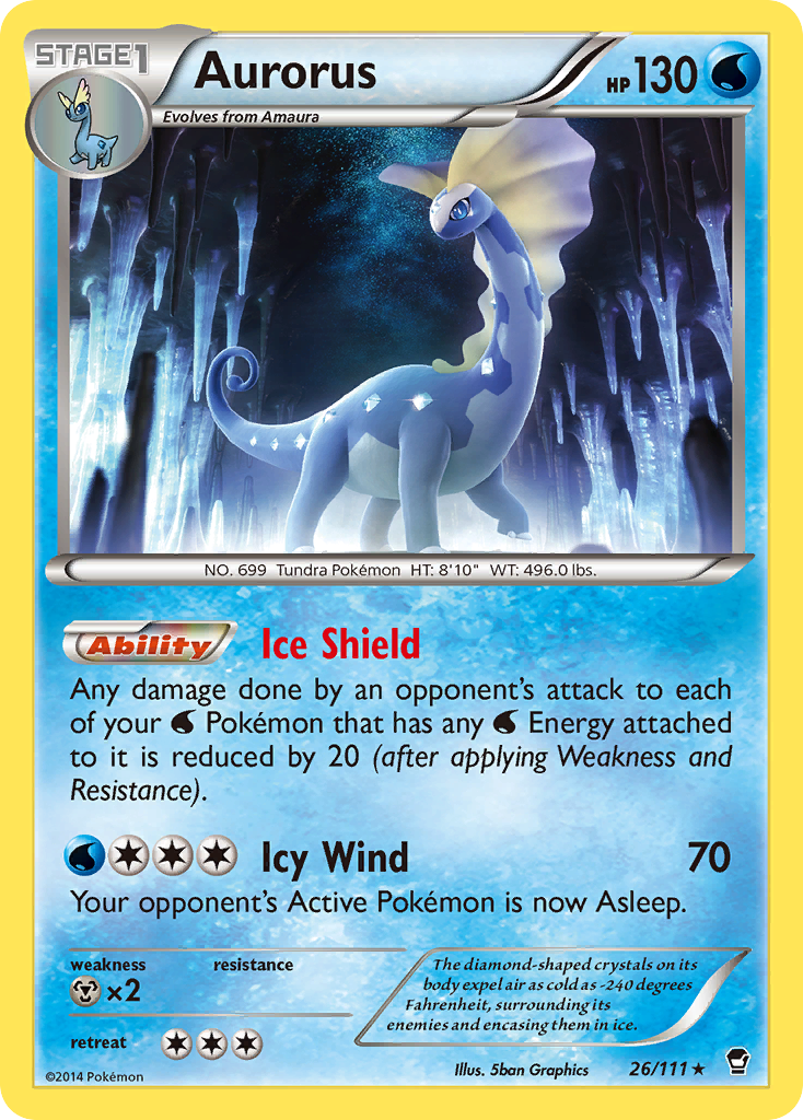 Aurorus (26/111) [XY: Furious Fists] | Gam3 Escape