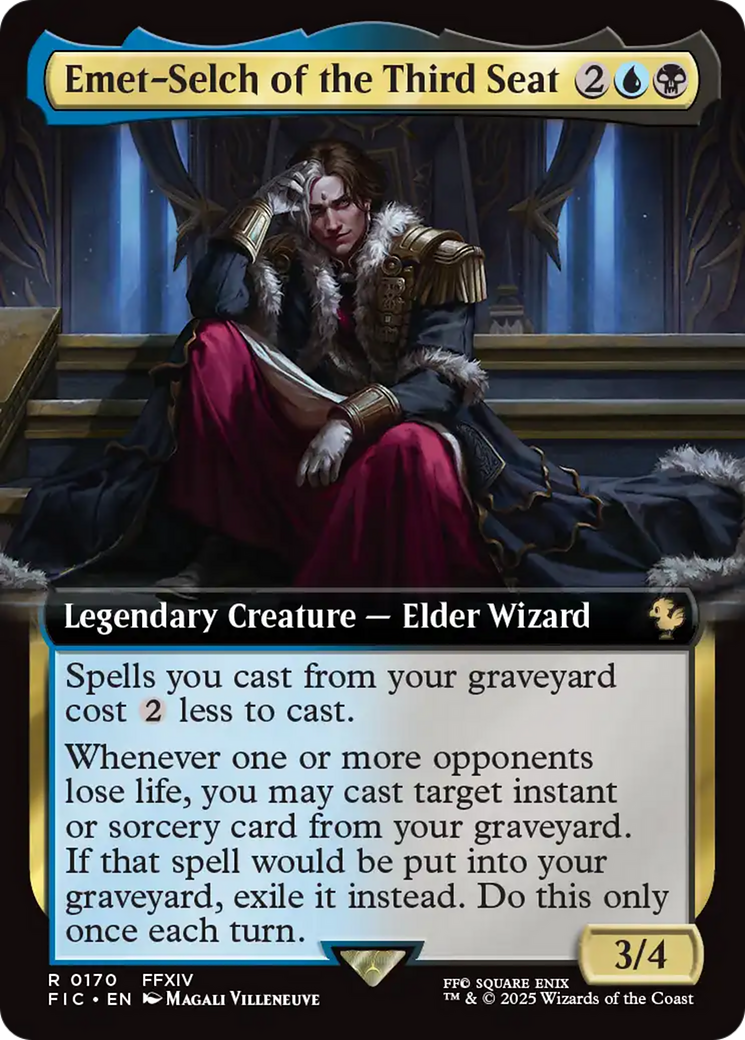 Emet-Selch of the Third Seat (Extended Art) [FINAL FANTASY Commander] | Gam3 Escape