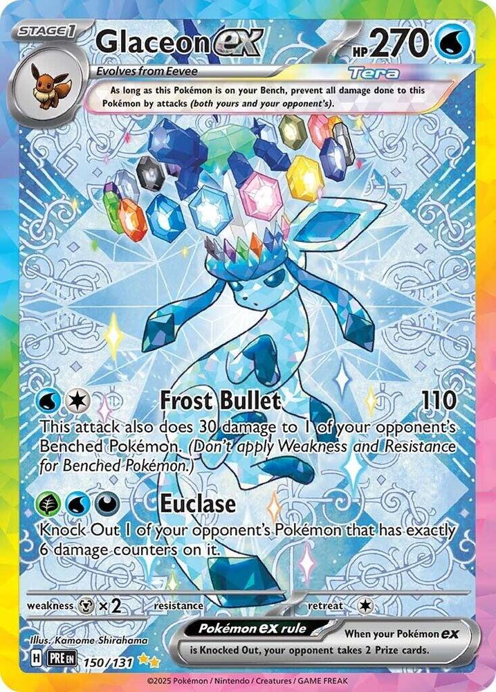 Glaceon ex (150/131) [Scarlet & Violet: Prismatic Evolutions] | Gam3 Escape