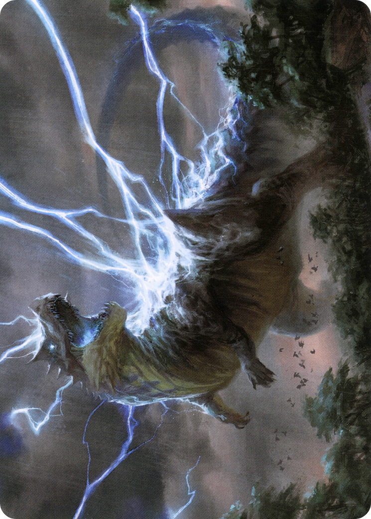 Thrasta, Tempest's Roar Art Card (41) [Modern Horizons 2 Art Series] | Gam3 Escape