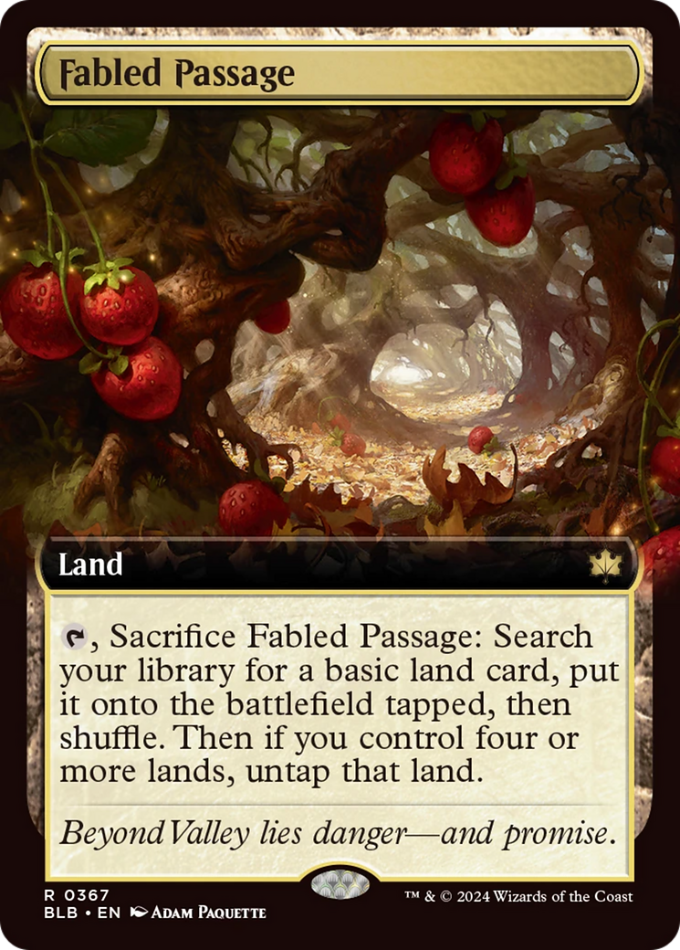 Fabled Passage (Extended Art) [Bloomburrow] | Gam3 Escape