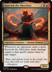 Kaervek the Merciless [Duskmourn: House of Horror Commander] | Gam3 Escape