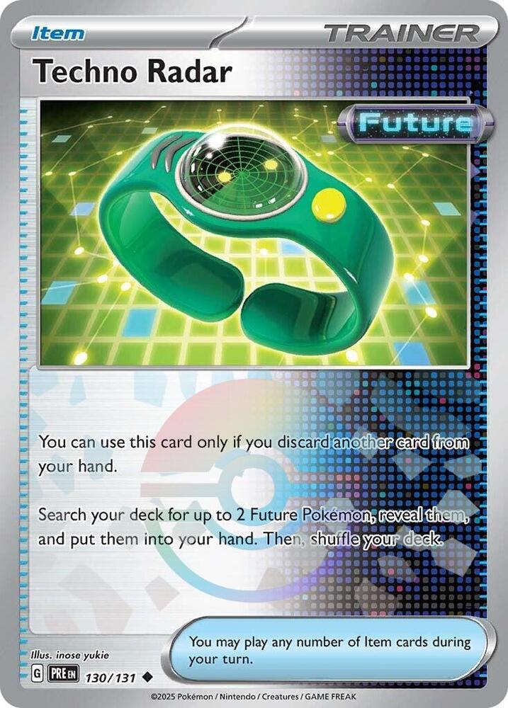 Techno Radar (130/131) (Poke Ball Pattern) [Scarlet & Violet: Prismatic Evolutions] | Gam3 Escape