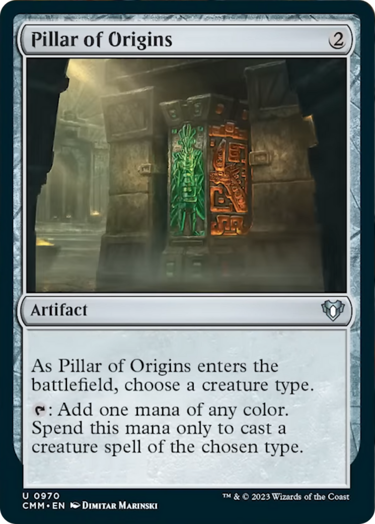 Pillar of Origins [Commander Masters] | Gam3 Escape