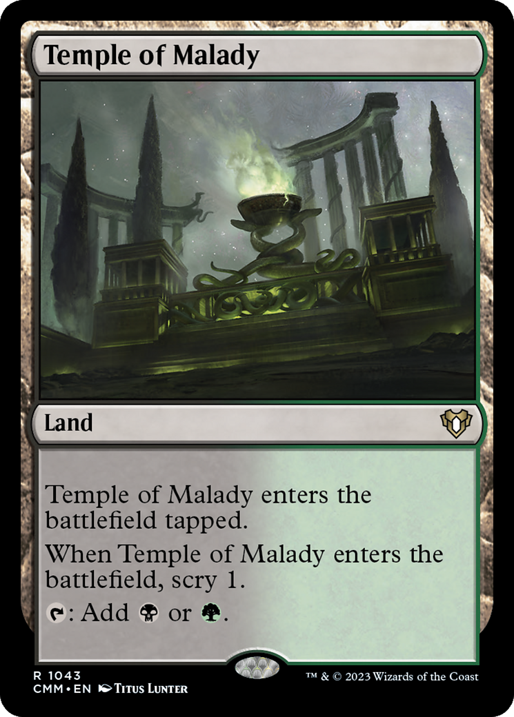 Temple of Malady [Commander Masters] | Gam3 Escape