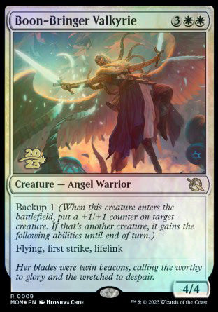 Boon-Bringer Valkyrie [March of the Machine Prerelease Promos] | Gam3 Escape