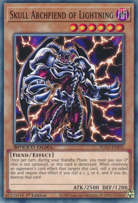 Skull Archfiend of Lightning [SGX3-ENE01] Common | Gam3 Escape