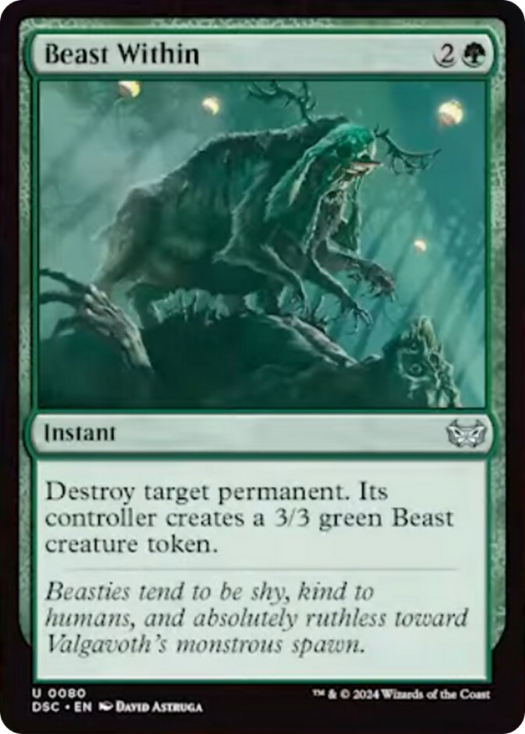 Beast Within [Duskmourn: House of Horror Commander] | Gam3 Escape
