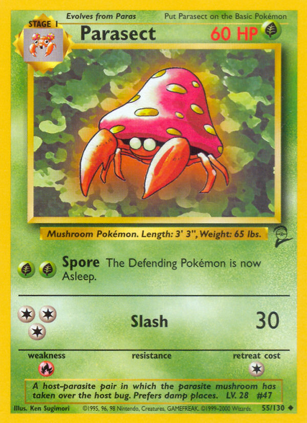 Parasect (55/130) [Base Set 2] | Gam3 Escape