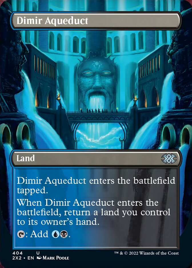Dimir Aqueduct (Borderless Alternate Art) [Double Masters 2022] | Gam3 Escape