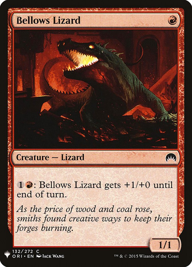 Bellows Lizard [Mystery Booster] | Gam3 Escape