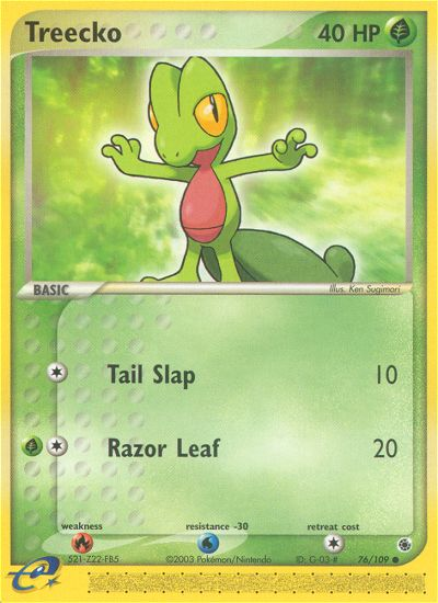 Treecko (76/109) [EX: Ruby & Sapphire] | Gam3 Escape