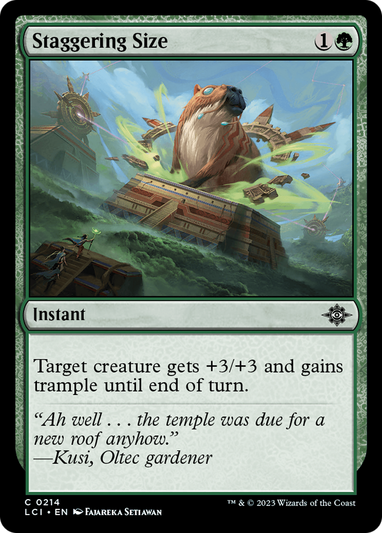 Staggering Size [The Lost Caverns of Ixalan] | Gam3 Escape