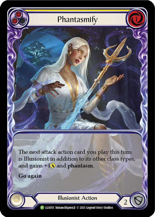 Phantasmify (Yellow) [LGS055] (Promo)  Rainbow Foil | Gam3 Escape