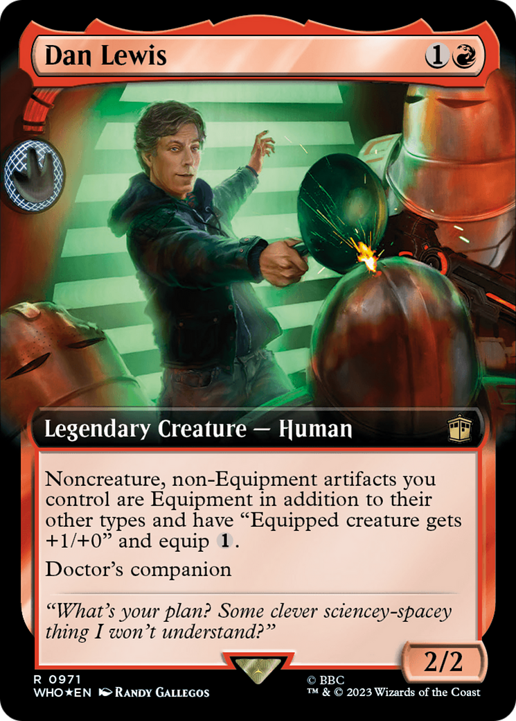 Dan Lewis (Extended Art) (Surge Foil) [Doctor Who] | Gam3 Escape