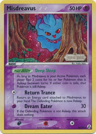 Misdreavus (40/92) (Stamped) [EX: Legend Maker] | Gam3 Escape