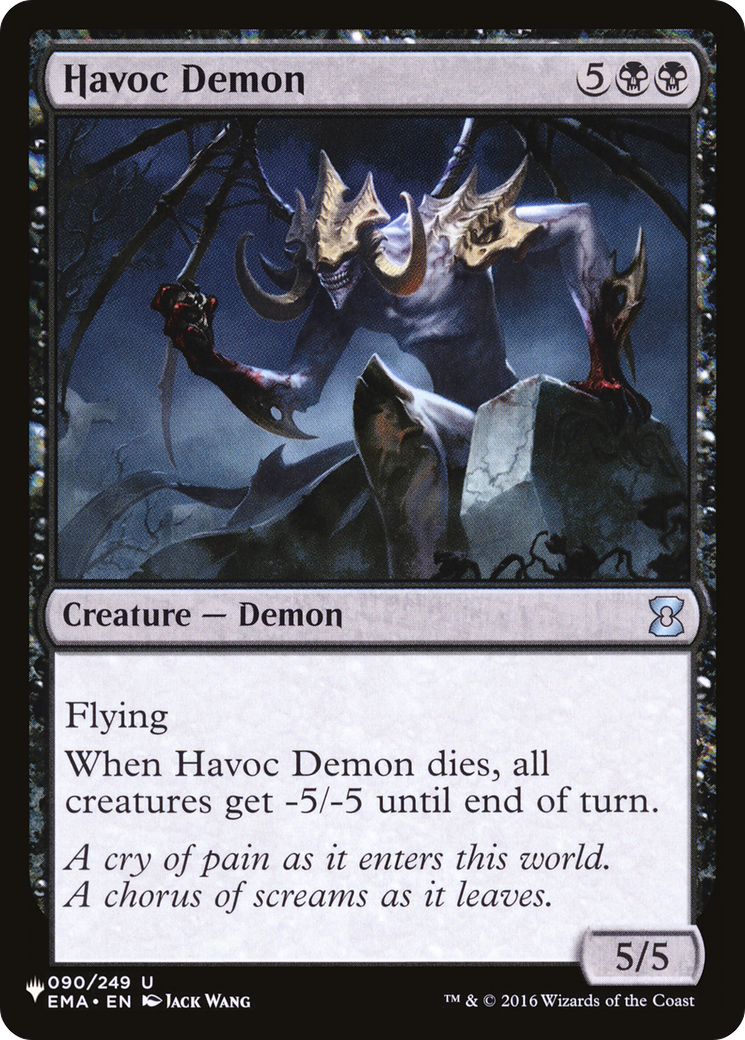 Havoc Demon [The List Reprints] | Gam3 Escape