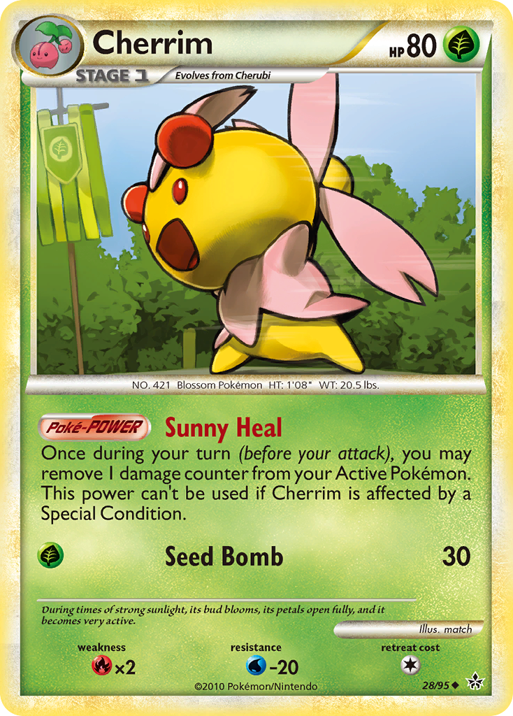 Cherrim (28/95) [HeartGold & SoulSilver: Unleashed] | Gam3 Escape