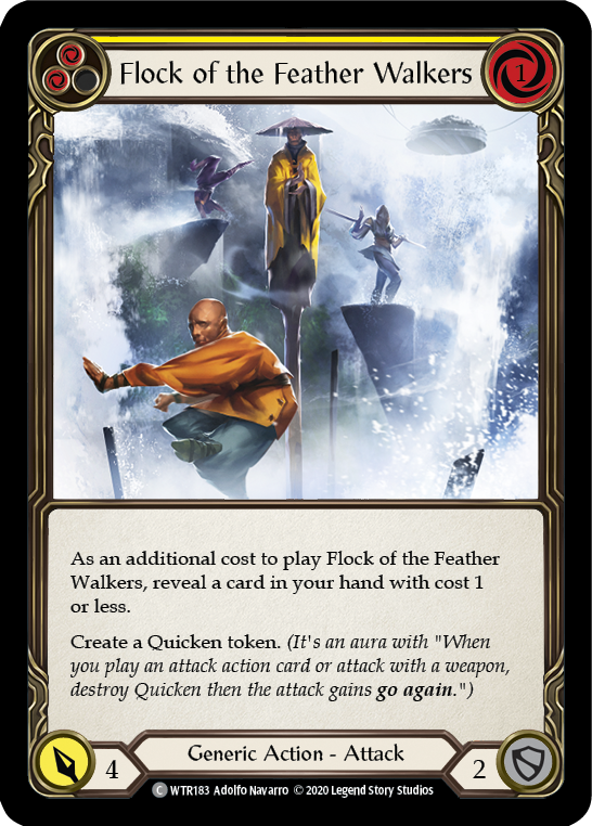 Flock of the Feather Walkers (Yellow) [U-WTR183] (Welcome to Rathe Unlimited)  Unlimited Normal | Gam3 Escape