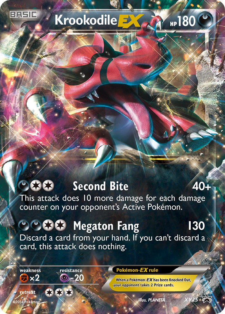 Krookodile EX (XY25) [XY: Black Star Promos] | Gam3 Escape