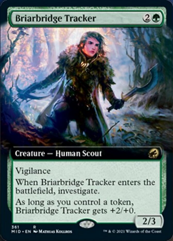 Briarbridge Tracker (Extended Art) [Innistrad: Midnight Hunt] | Gam3 Escape