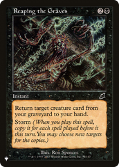 Reaping the Graves [The List Reprints] | Gam3 Escape