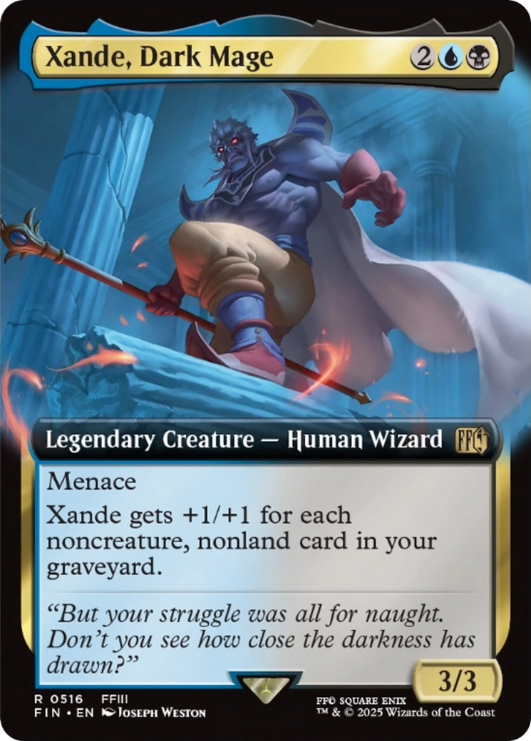Xande, Dark Mage (Extended Art) [FINAL FANTASY] | Gam3 Escape