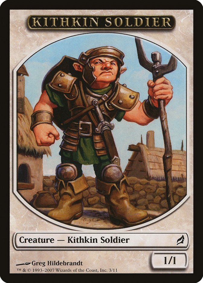 Kithkin Soldier Token [Lorwyn Tokens] | Gam3 Escape
