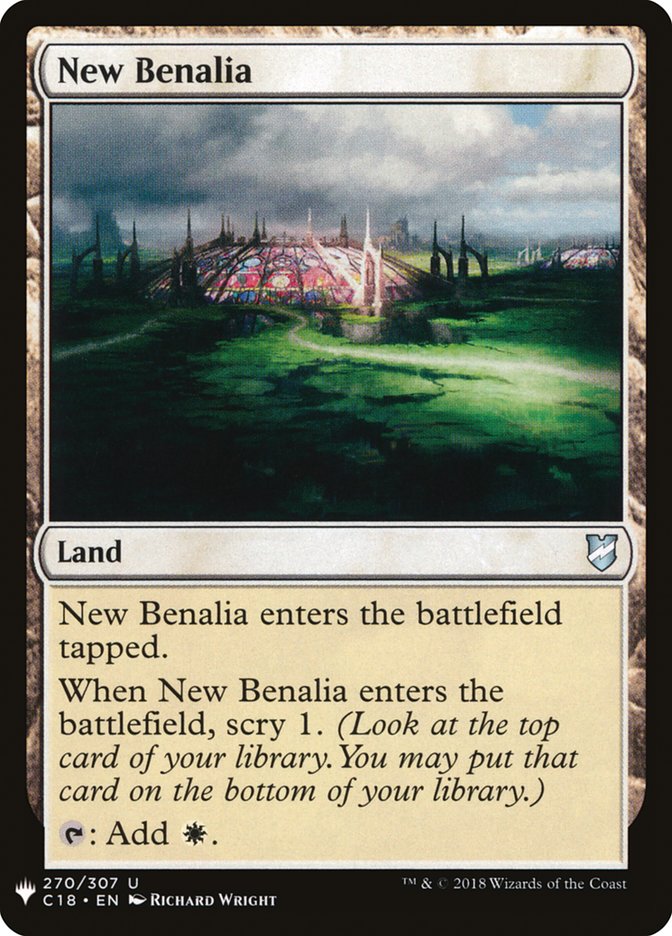 New Benalia [Mystery Booster] | Gam3 Escape