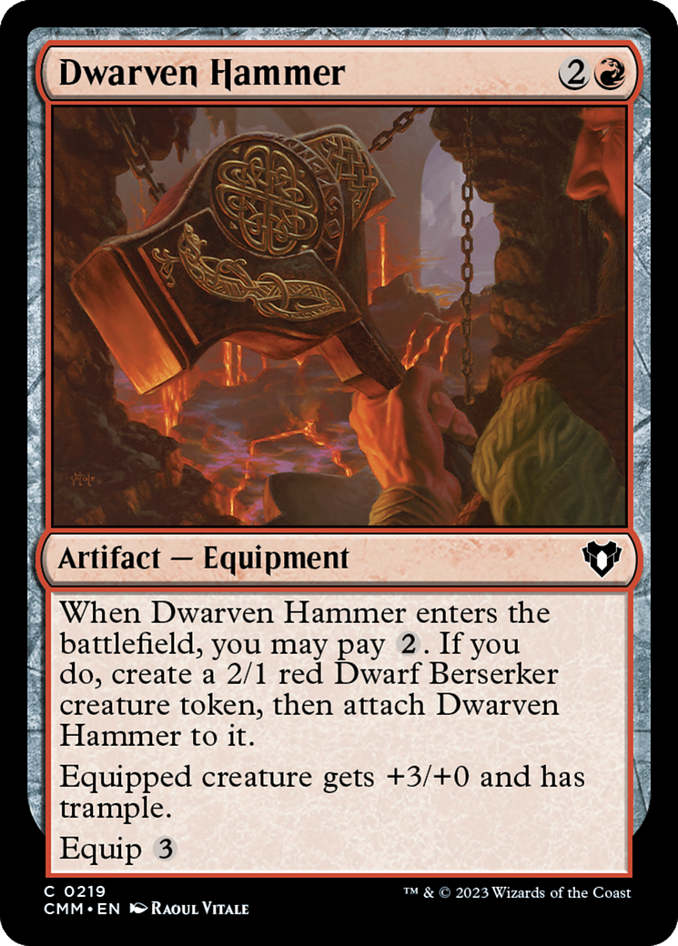 Dwarven Hammer [Commander Masters] | Gam3 Escape