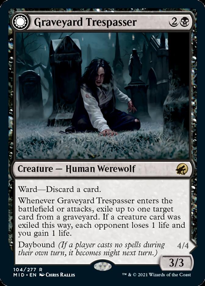 Graveyard Trespasser // Graveyard Glutton [Innistrad: Midnight Hunt] | Gam3 Escape