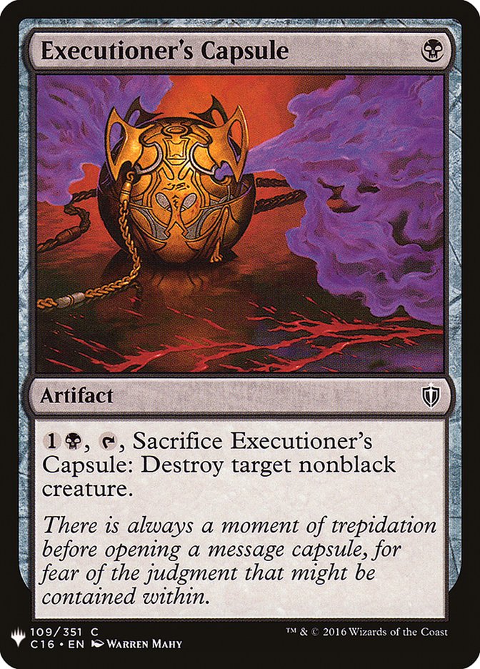Executioner's Capsule [Mystery Booster] | Gam3 Escape