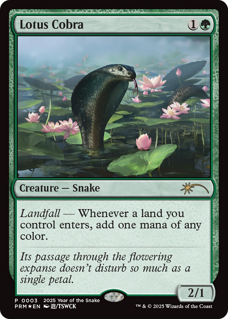 Lotus Cobra (Year of the Snake 2025) [Standard Showdown Promos] | Gam3 Escape