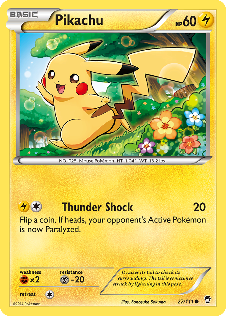 Pikachu (27/111) [XY: Furious Fists] | Gam3 Escape