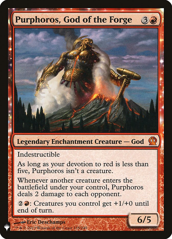 Purphoros, God of the Forge [Mystery Booster] | Gam3 Escape