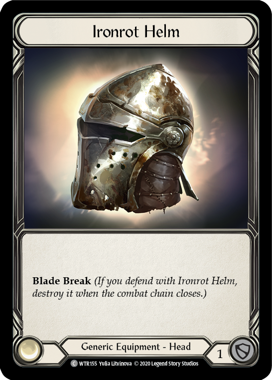 Ironrot Helm [U-WTR155] (Welcome to Rathe Unlimited)  Unlimited Rainbow Foil | Gam3 Escape